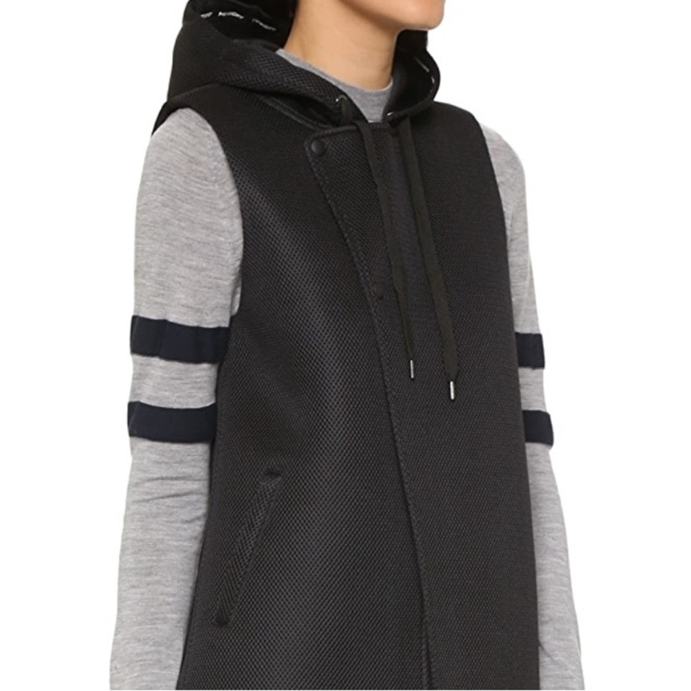 New With Tags Rebecca Minkoff Hooded Mia Vest in Black - Size XS